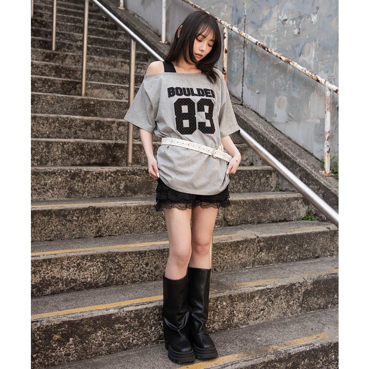 タンクレイヤードワンショルビッグT | WEGO【WOMEN】 | 詳細画像3 