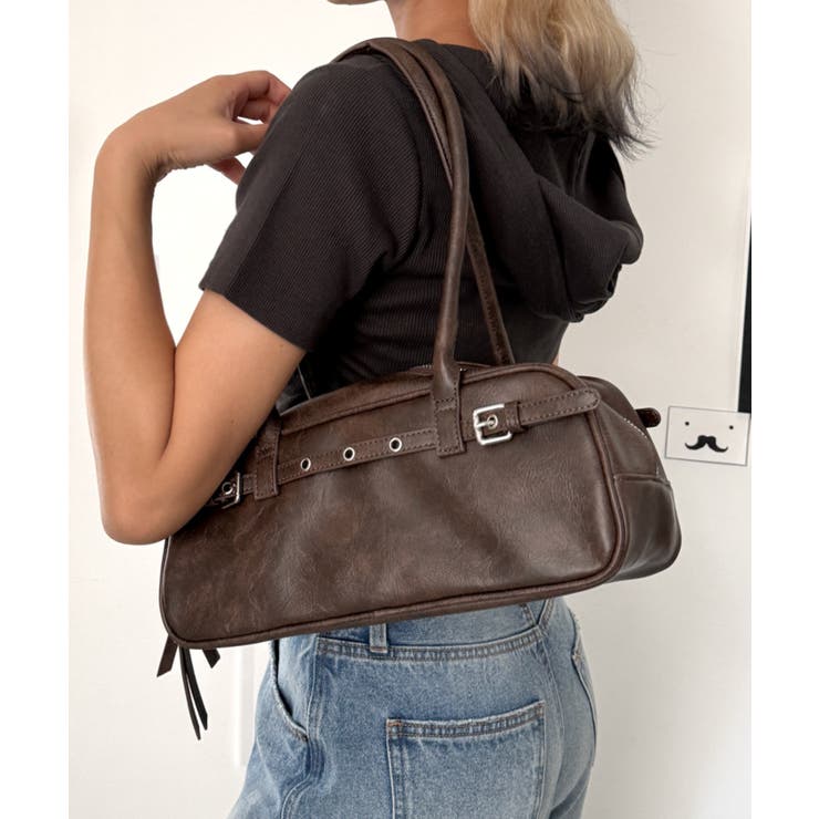 ベルトデザインボストンバッグ | WEGO【WOMEN】 | 詳細画像2 