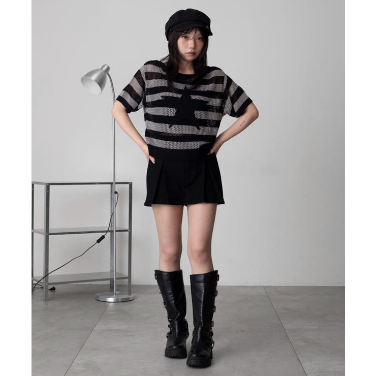 オフショルメッシュニット(S) | WEGO【WOMEN】 | 詳細画像3 