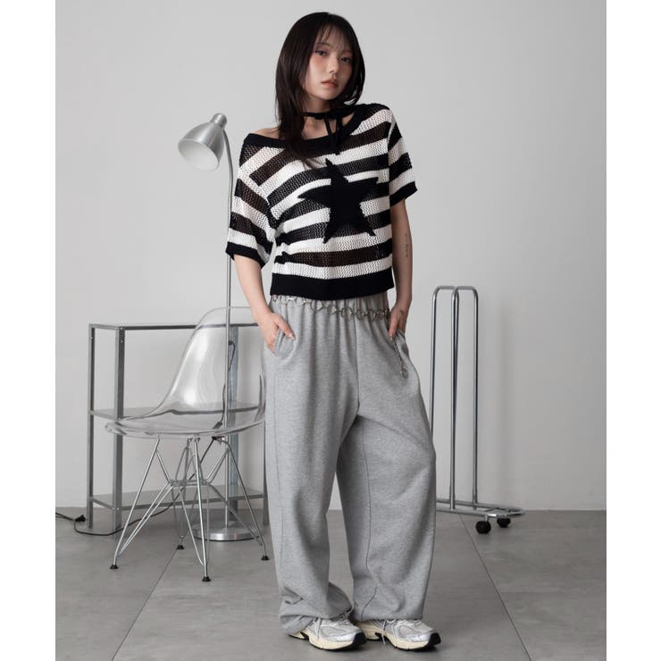 オフショルメッシュニット(S) | WEGO【WOMEN】 | 詳細画像10 