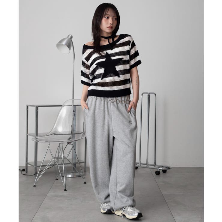 オフショルメッシュニット(S) | WEGO【WOMEN】 | 詳細画像11 