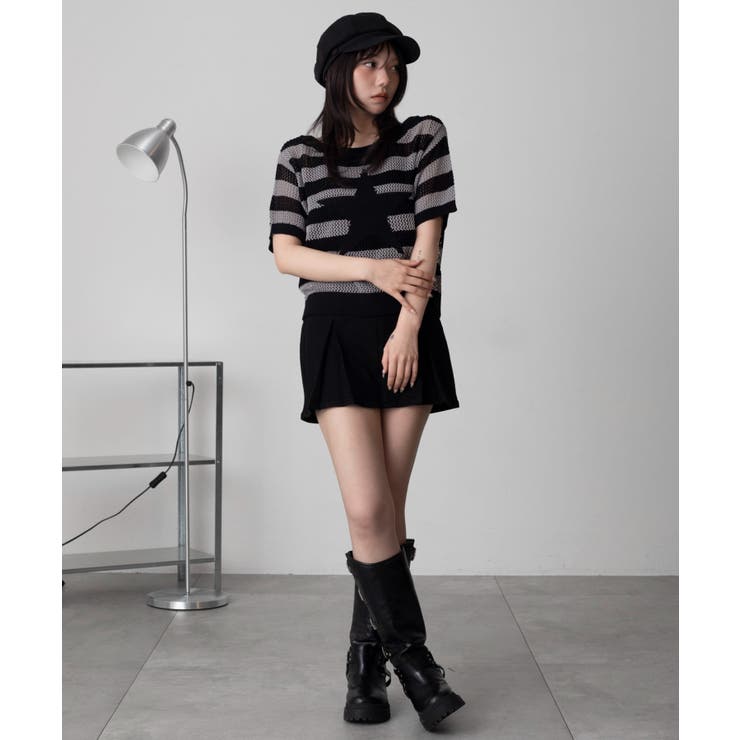 オフショルメッシュニット(S) | WEGO【WOMEN】 | 詳細画像18 