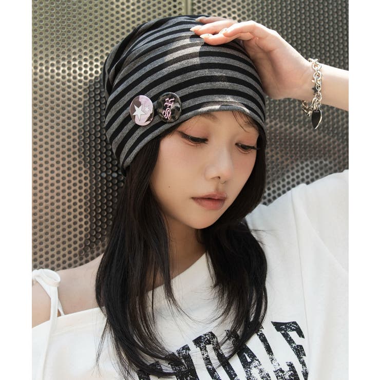 バッジSETボーダービーニー | WEGO【MEN】 | 詳細画像6 
