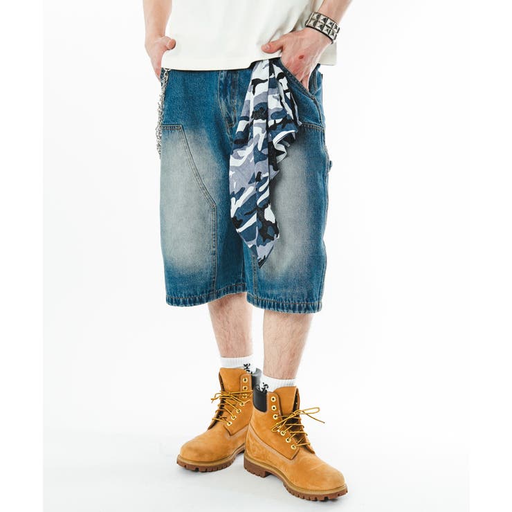 ダブルニーデニムショーツ | WEGO【MEN】 | 詳細画像8 