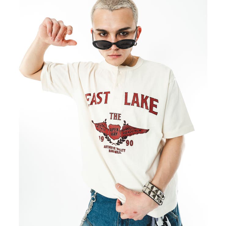 グラフィックヘンリーネックT(SS) | WEGO【MEN】 | 詳細画像8 