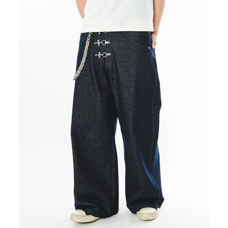 ファイヤーマンバギーデニムパンツ | WEGO【MEN】 | 詳細画像1 