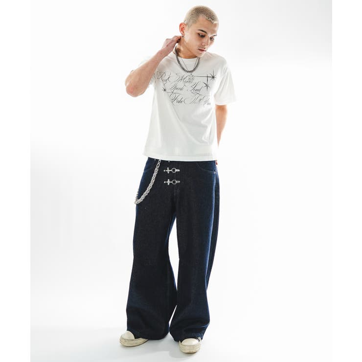 ファイヤーマンバギーデニムパンツ | WEGO【MEN】 | 詳細画像2 