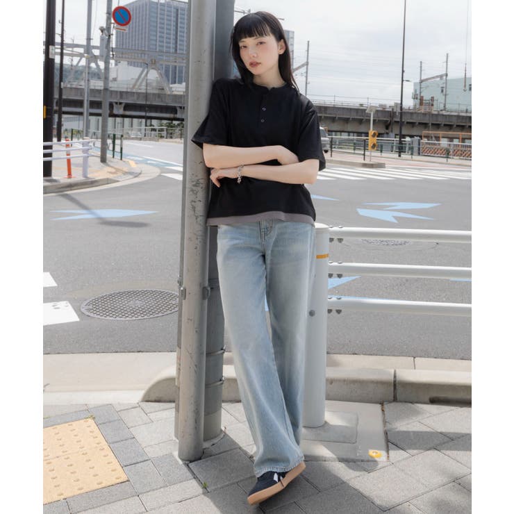 フェイクレイヤードヘンリーネックT(SS) | WEGO【MEN】 | 詳細画像5 