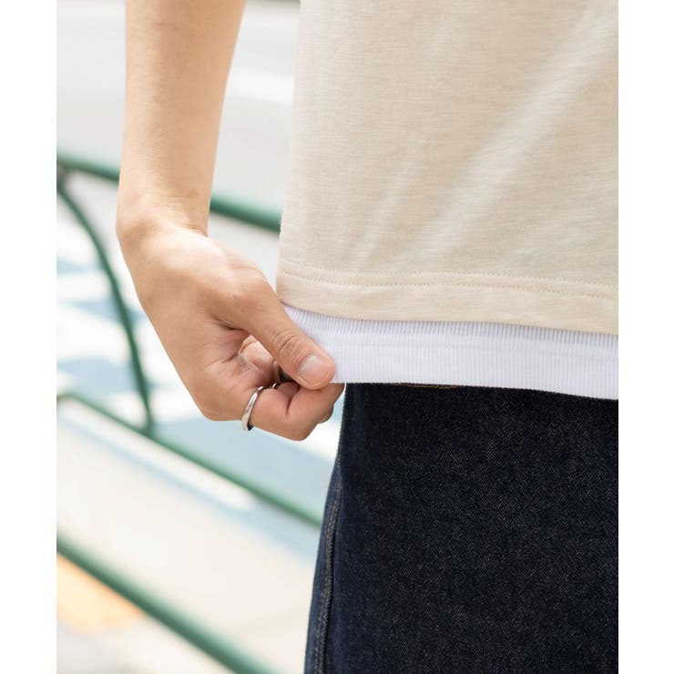 フェイクレイヤードヘンリーネックT(SS) | WEGO【MEN】 | 詳細画像8 