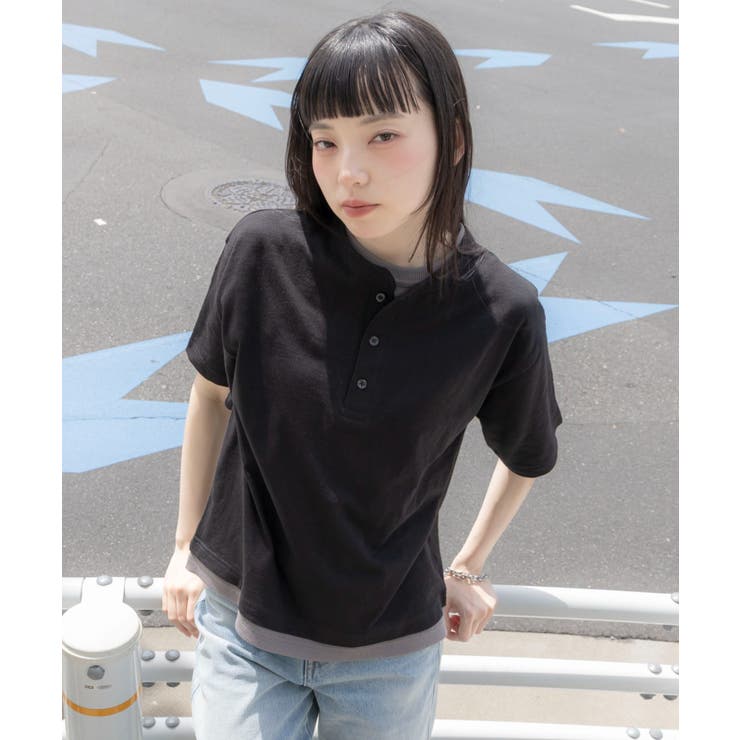フェイクレイヤードヘンリーネックT(SS) | WEGO【MEN】 | 詳細画像21 
