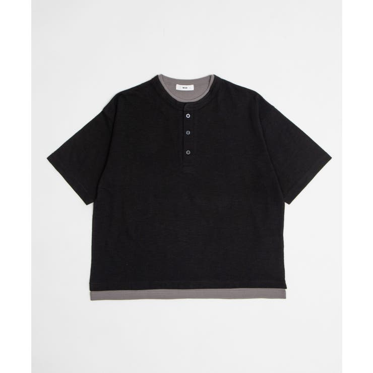 フェイクレイヤードヘンリーネックT(SS) | WEGO【MEN】 | 詳細画像25 
