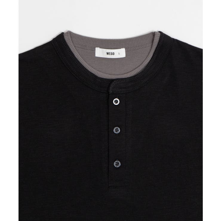 フェイクレイヤードヘンリーネックT(SS) | WEGO【MEN】 | 詳細画像27 