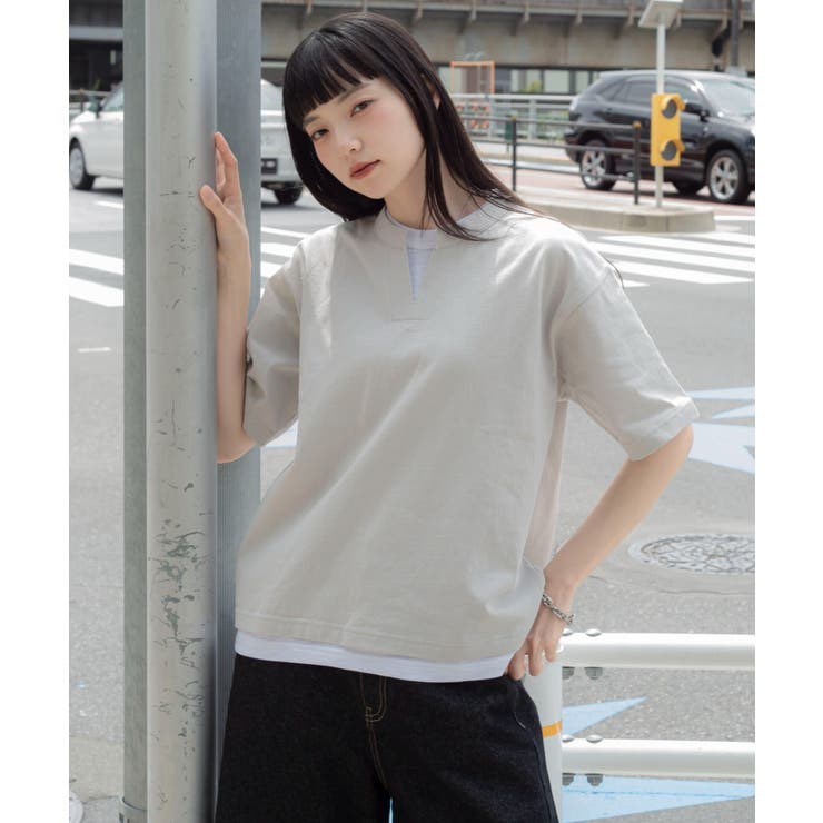 フェイクレイヤードキーネックT(SS) | WEGO【MEN】 | 詳細画像1 
