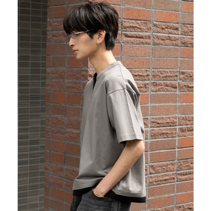 フェイクレイヤードキーネックT(SS) | WEGO【MEN】 | 詳細画像23 