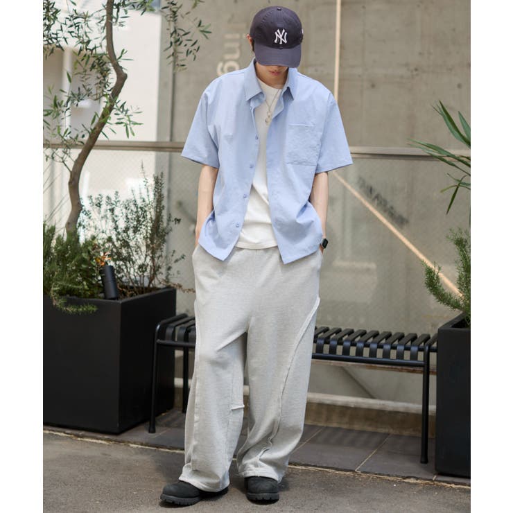 クロップドSSムジシャツ | WEGO【MEN】 | 詳細画像2 