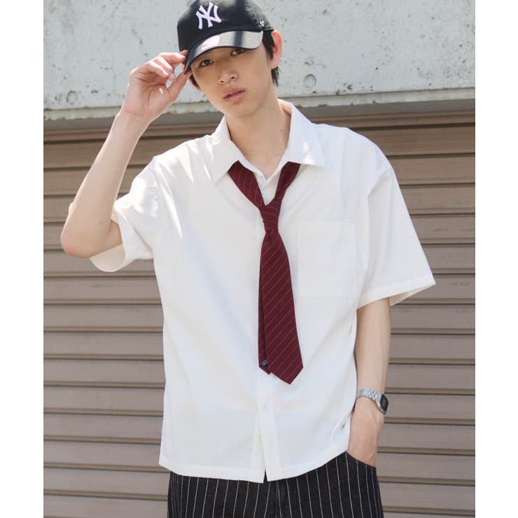 クロップドSSムジシャツ | WEGO【MEN】 | 詳細画像25 