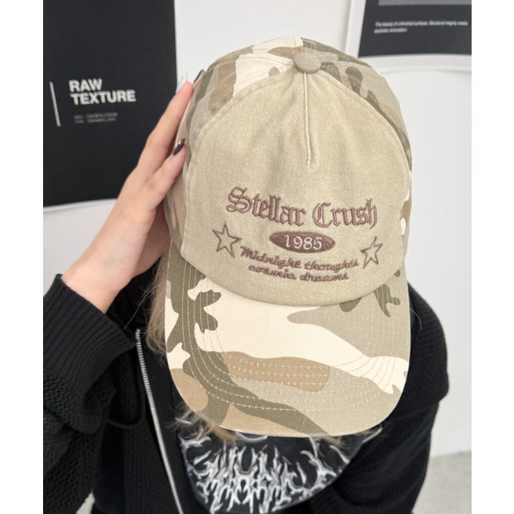 カモフラバイカラーロゴキャップ | WEGO【MEN】 | 詳細画像3 