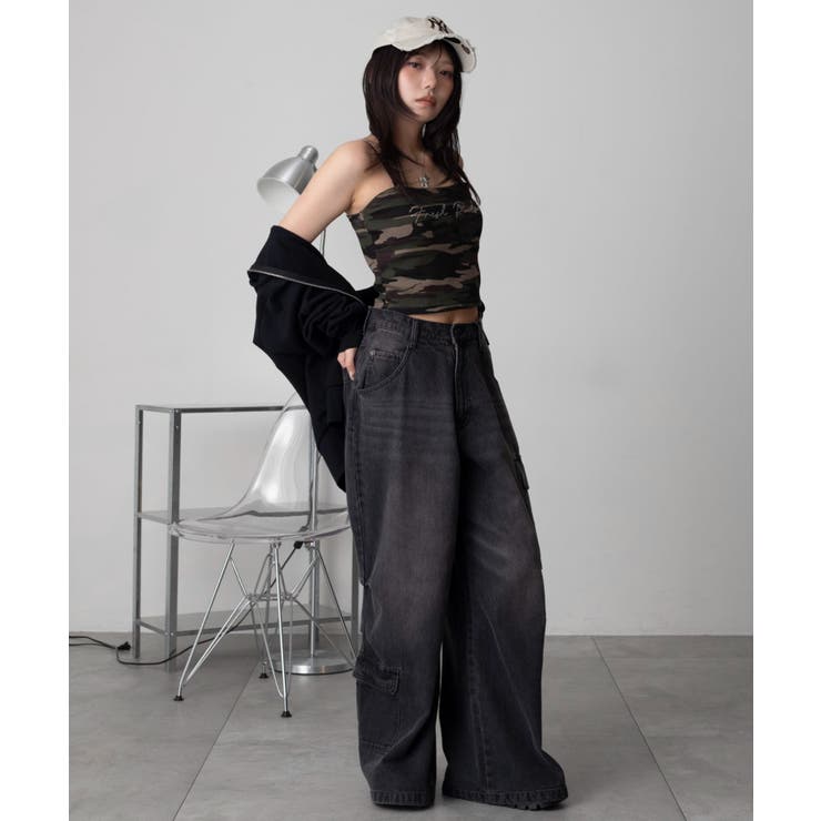 グラフィックカップインショートキャミ | WEGO【WOMEN】 | 詳細画像4 