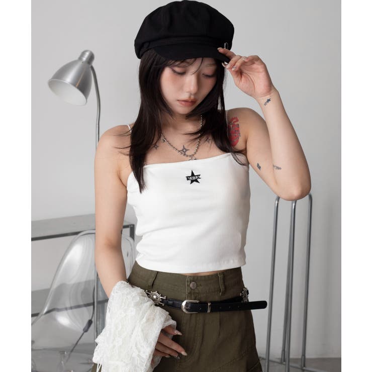 グラフィックカップインショートキャミ | WEGO【WOMEN】 | 詳細画像18 