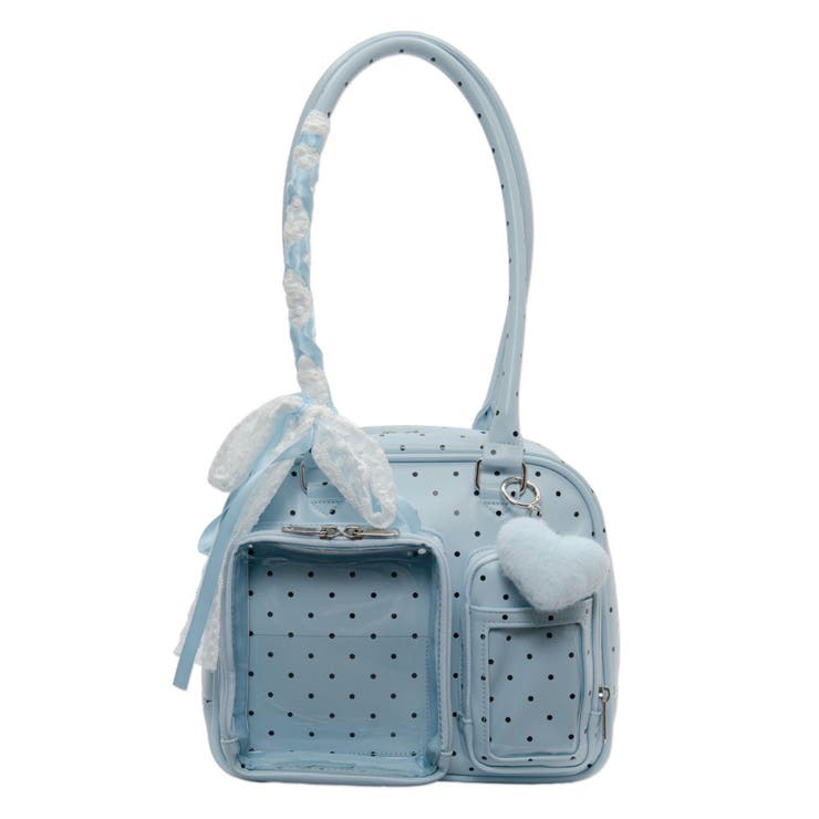 きらふわスイートドットぬい痛ボストンバッグ | WEGO【WOMEN】 | 詳細画像1 