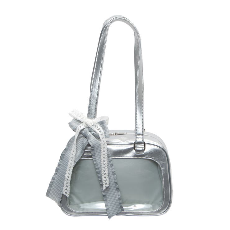 シルバー | めるふわぬい痛ボストンバッグ | WEGO【WOMEN】