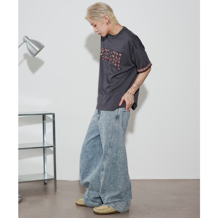 チェックディテールロゴT(SS) | WEGO【MEN】 | 詳細画像23 