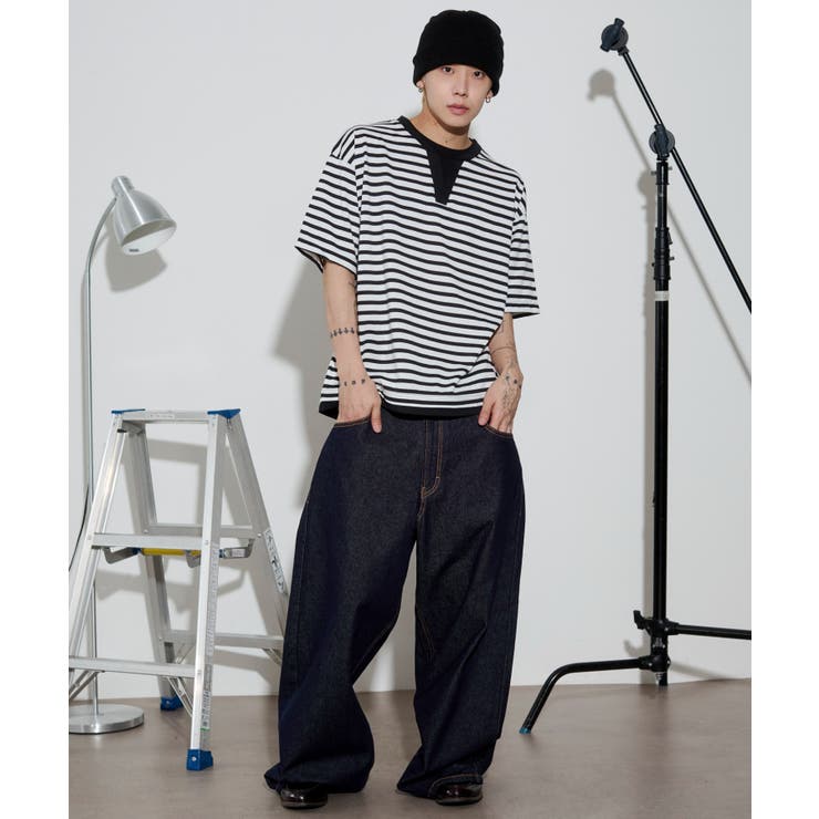 キーネックフェイクレイヤードT(SS) | WEGO【MEN】 | 詳細画像4 