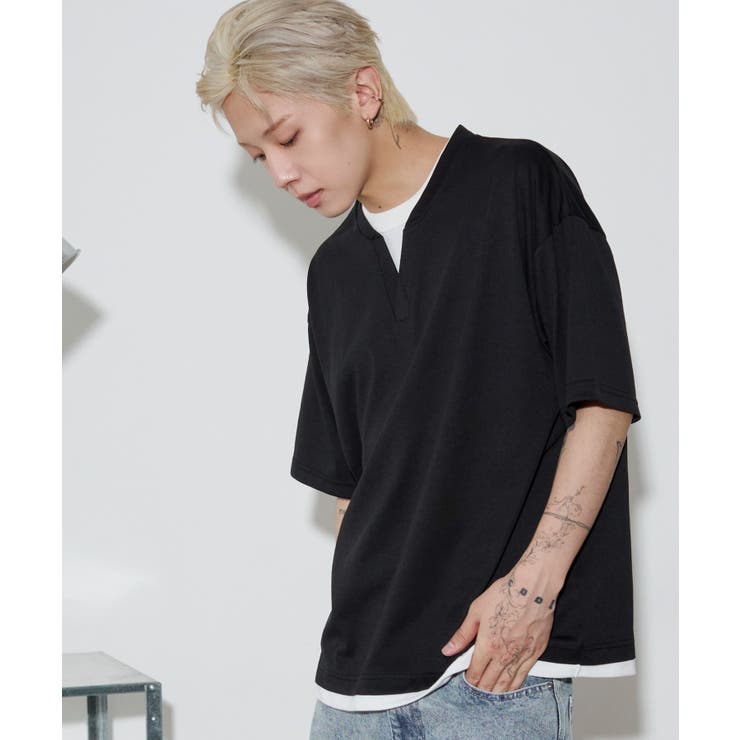 キーネックフェイクレイヤードT(SS) | WEGO【MEN】 | 詳細画像17 