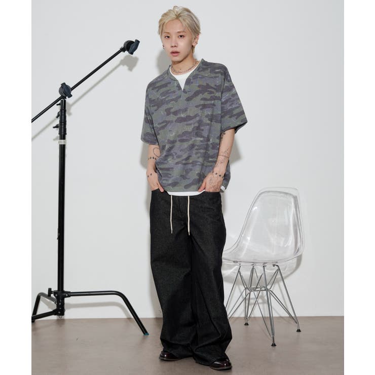 キーネックフェイクレイヤードT(SS) | WEGO【MEN】 | 詳細画像28 