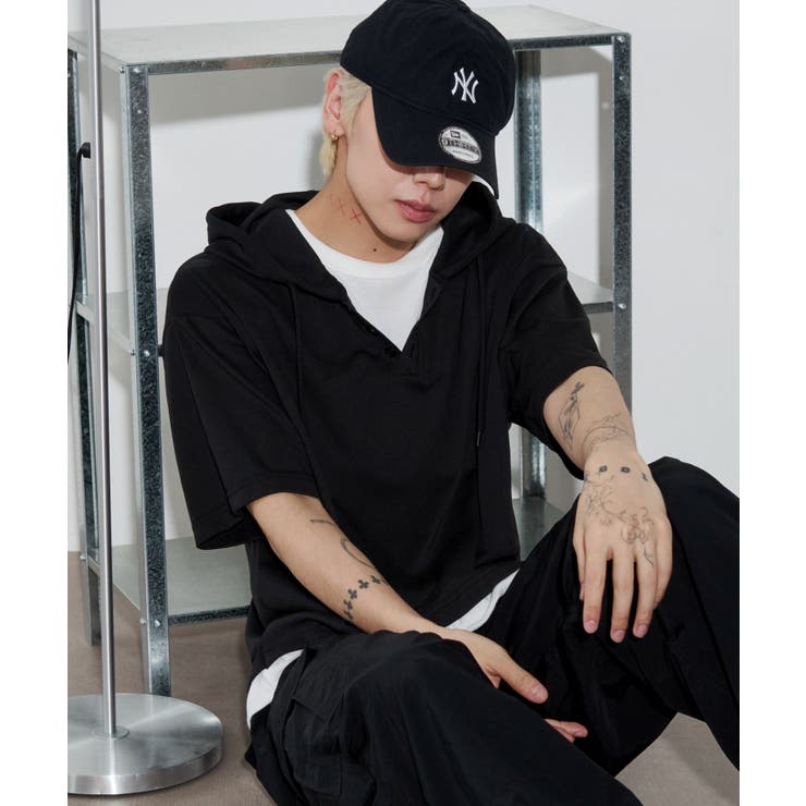 フェイクレイヤードTパーカー | WEGO【MEN】 | 詳細画像22 