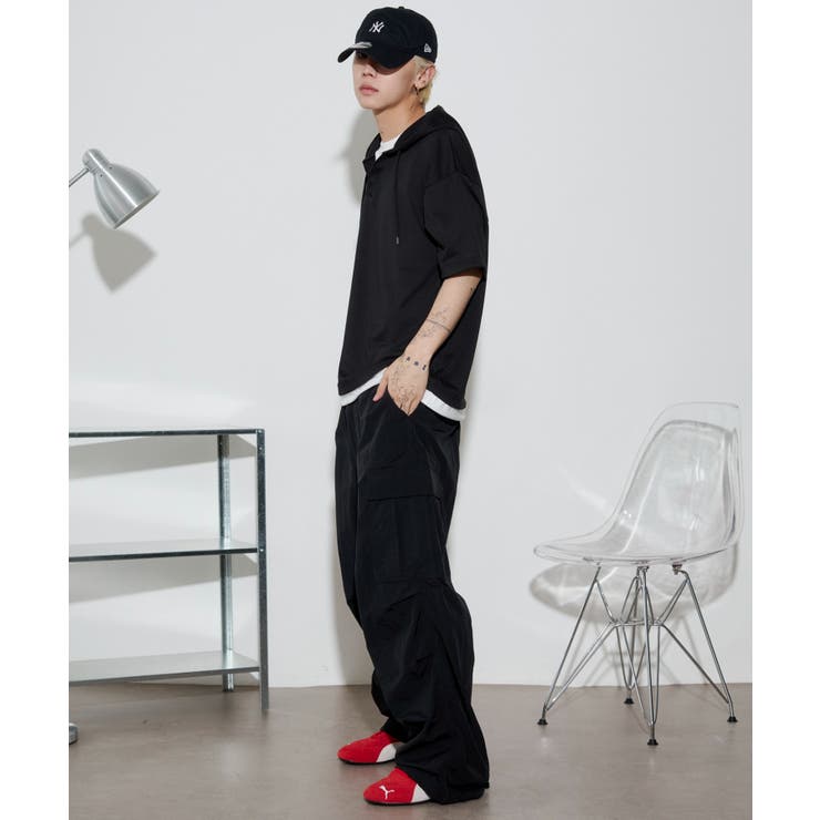 フェイクレイヤードTパーカー | WEGO【MEN】 | 詳細画像23 