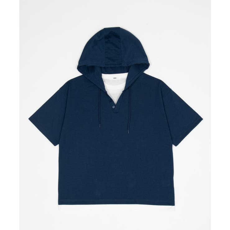 フェイクレイヤードTパーカー | WEGO【MEN】 | 詳細画像24 