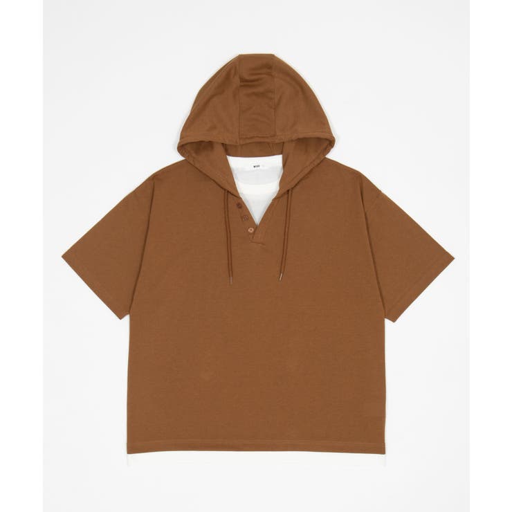 フェイクレイヤードTパーカー | WEGO【MEN】 | 詳細画像25 