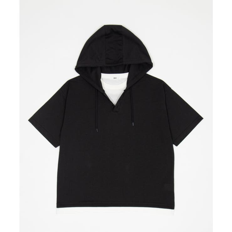 フェイクレイヤードTパーカー | WEGO【MEN】 | 詳細画像26 