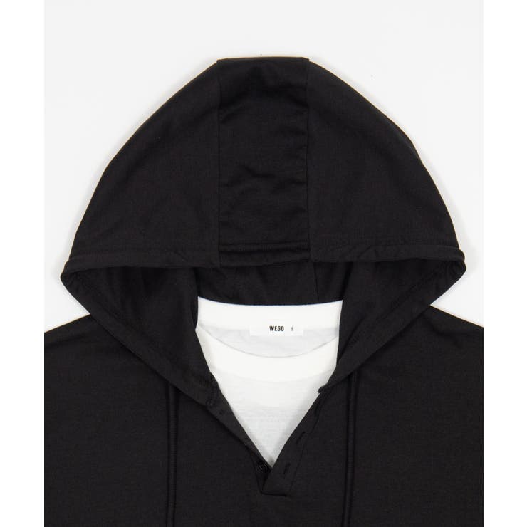 フェイクレイヤードTパーカー | WEGO【MEN】 | 詳細画像28 
