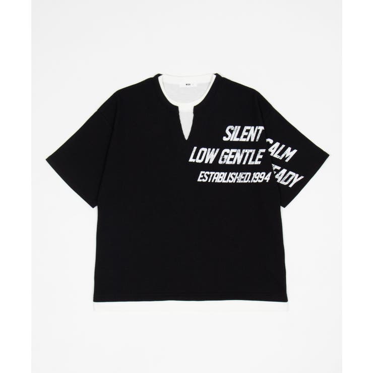 キーネックフェイクレイヤードグラフィックT(SS) | WEGO【MEN】 | 詳細画像20 