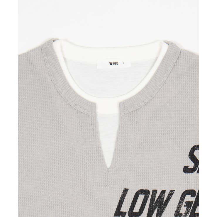 キーネックフェイクレイヤードグラフィックT(SS) | WEGO【MEN】 | 詳細画像22 