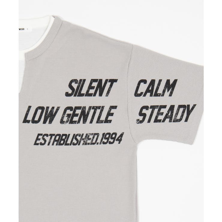 キーネックフェイクレイヤードグラフィックT(SS) | WEGO【MEN】 | 詳細画像23 