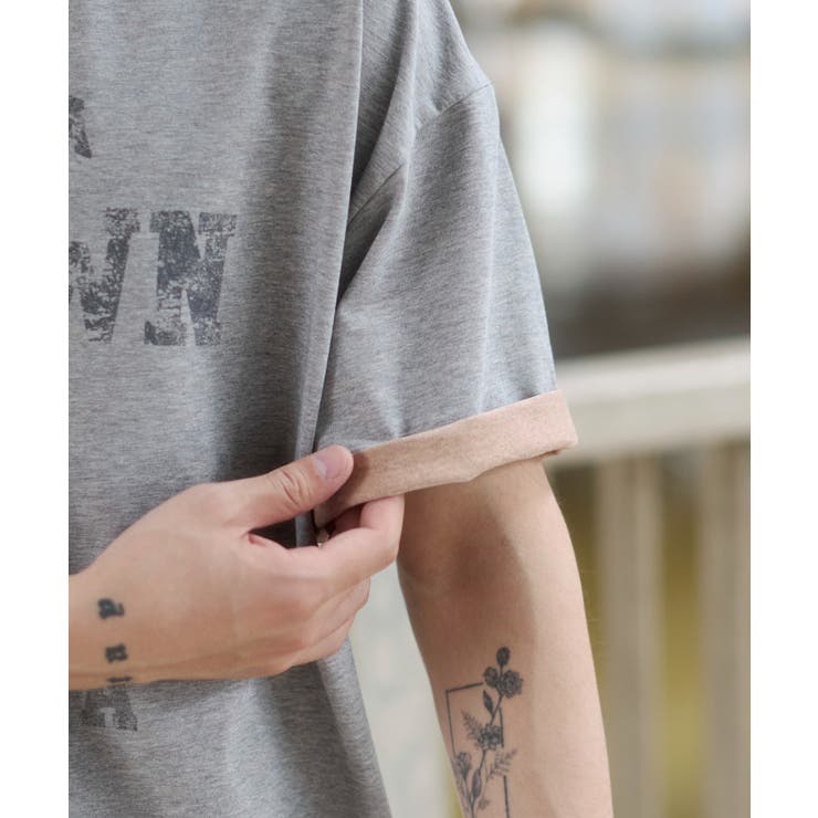 バイカラーロゴT(SS) | WEGO【MEN】 | 詳細画像5 
