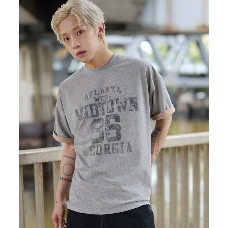 バイカラーロゴT(SS) | WEGO【MEN】 | 詳細画像10 