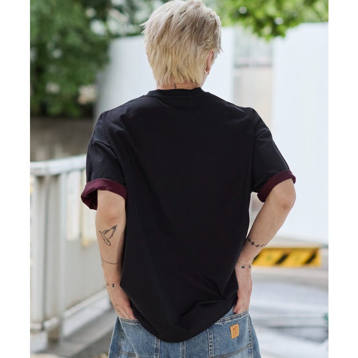 バイカラーロゴT(SS) | WEGO【MEN】 | 詳細画像16 