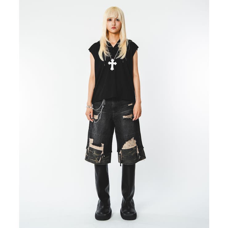 ヘンリーネックノースリーブパーカー | WEGO【MEN】 | 詳細画像22 