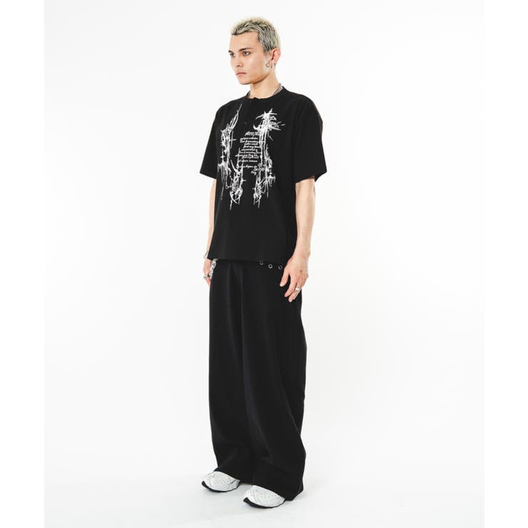 トライバルロゴヘンリーネックT(SS) | WEGO【MEN】 | 詳細画像36 