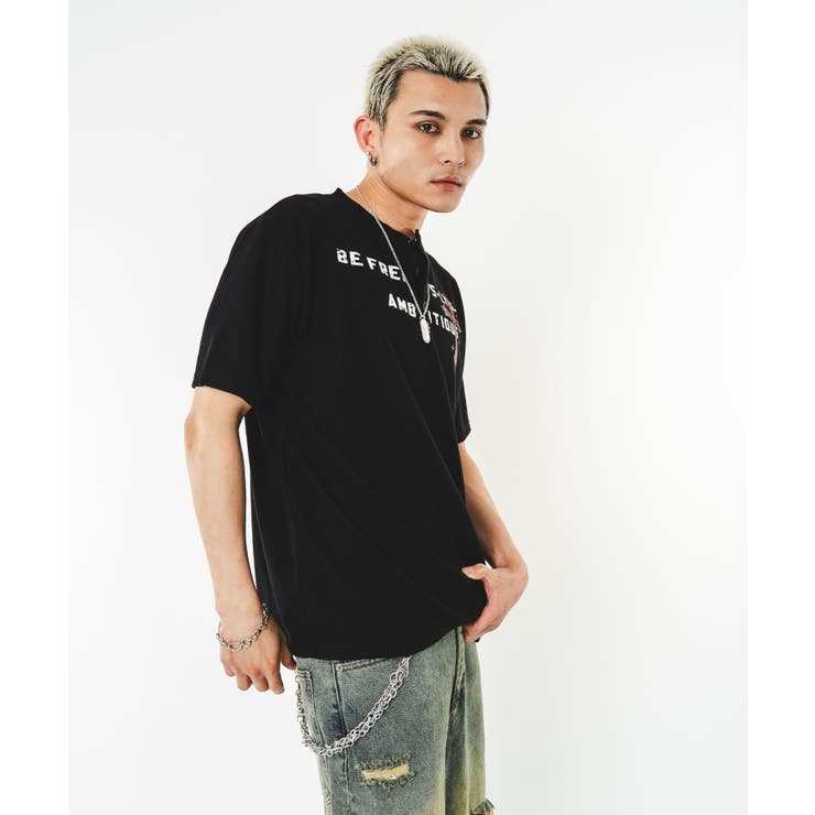 ワッフルクロスロゴヘンリーネックT(SS) | WEGO【MEN】 | 詳細画像22 