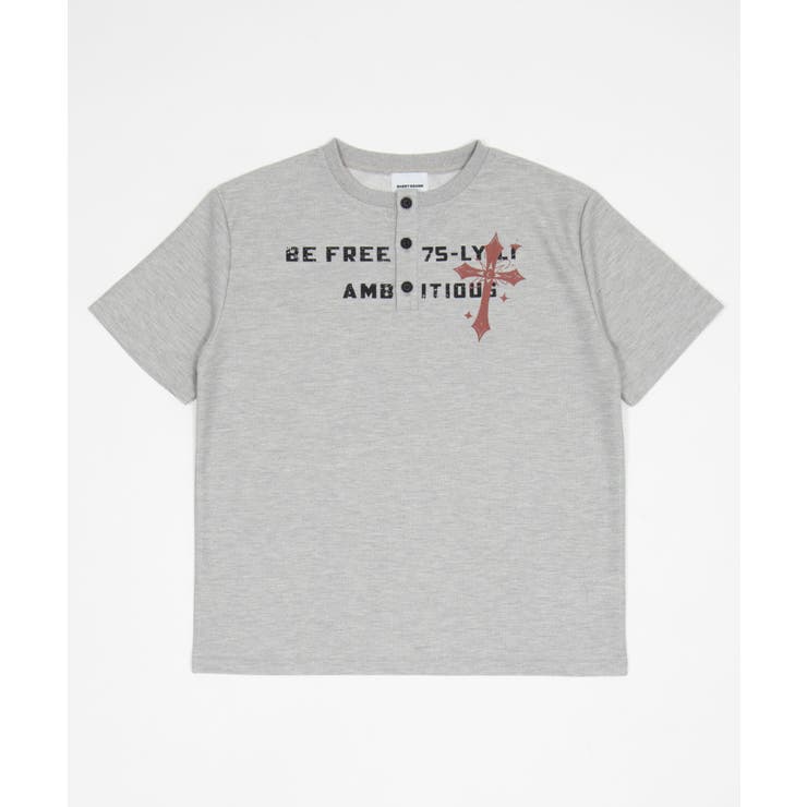 ワッフルクロスロゴヘンリーネックT(SS) | WEGO【MEN】 | 詳細画像48 
