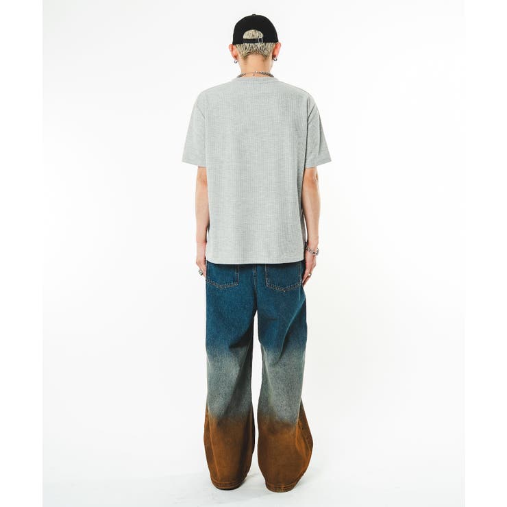 ブリーチグラデーションデニムパンツ | WEGO【MEN】 | 詳細画像24 