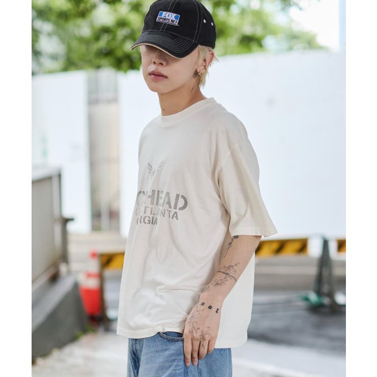 ステンシルロゴグラフィックT(SS) | WEGO【MEN】 | 詳細画像8 
