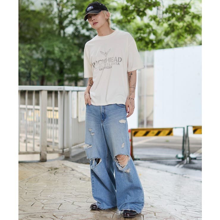 ステンシルロゴグラフィックT(SS) | WEGO【MEN】 | 詳細画像12 