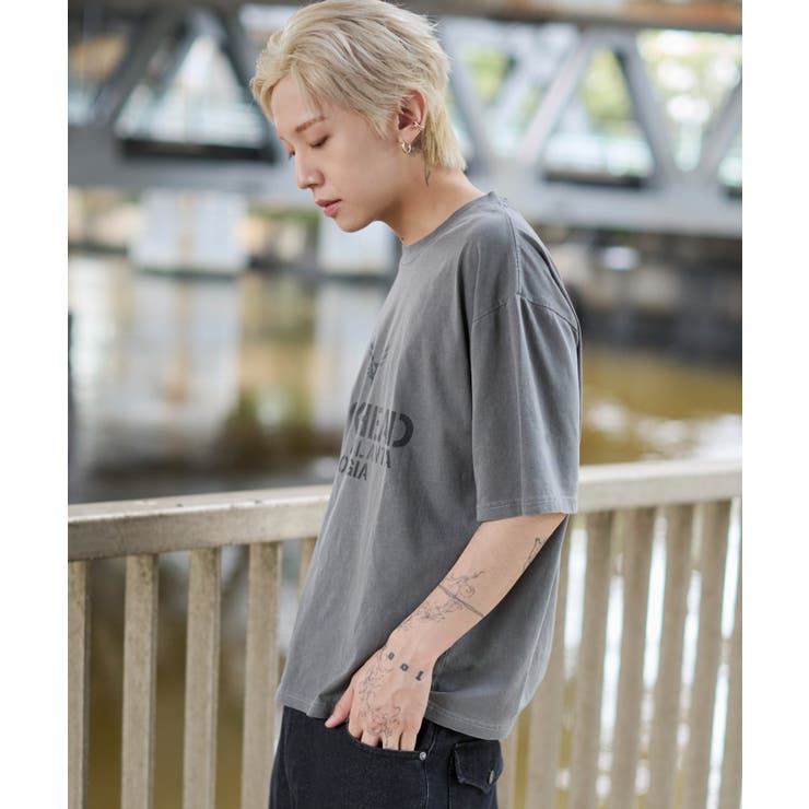 ステンシルロゴグラフィックT(SS) | WEGO【MEN】 | 詳細画像15 