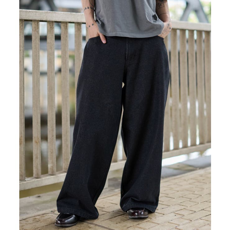 リベットチャームバギーデニムパンツ | WEGO【MEN】 | 詳細画像12 